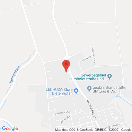 Kartenansicht Freie Tankstelle Tankstelle