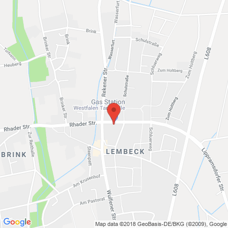 Kartenansicht Westfalen