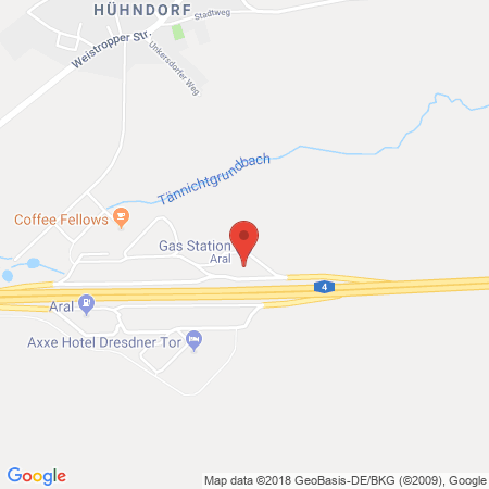 Kartenansicht ARAL
