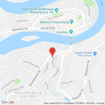 Kartenansicht BK-Tankstelle Pala