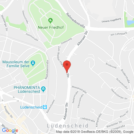 Kartenansicht bft-Station Peter Kirfel