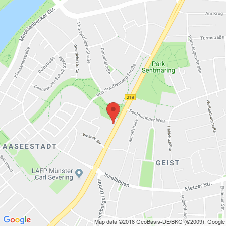 Kartenansicht Westfalen