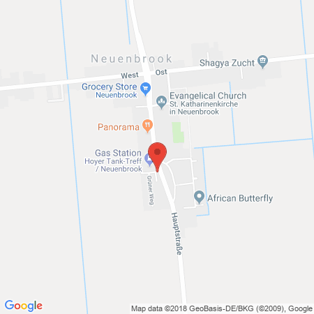 Kartenansicht Hoyer Tanktreff Neuenbrook