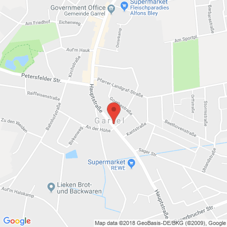 Kartenansicht bft - Tankstelle Stapel