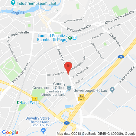 Kartenansicht AVIA Servicestation Auto Monza