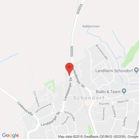 Kartenansicht BK- Tankstelle Menter