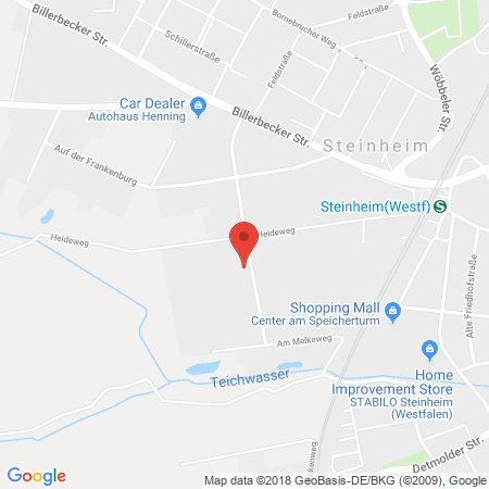 Kartenansicht TANKHOF STEINHEIM