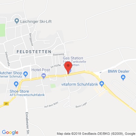 Kartenansicht Freie Tankstelle Feldstetten