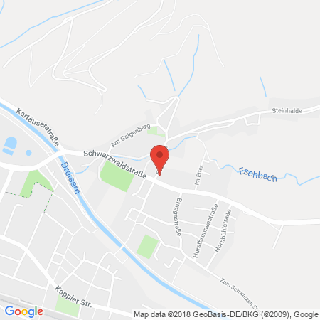 Kartenansicht BFT Tankstelle Blattmann