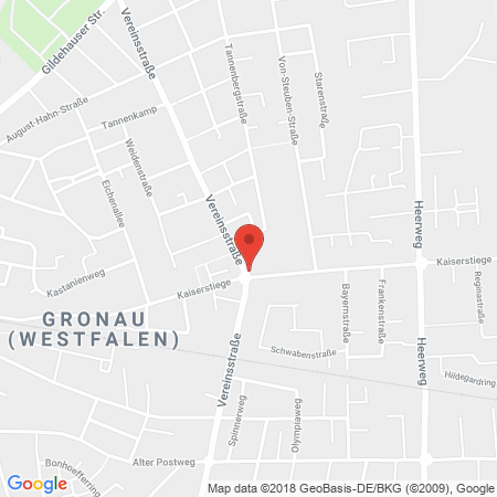 Kartenansicht Raiffeisen