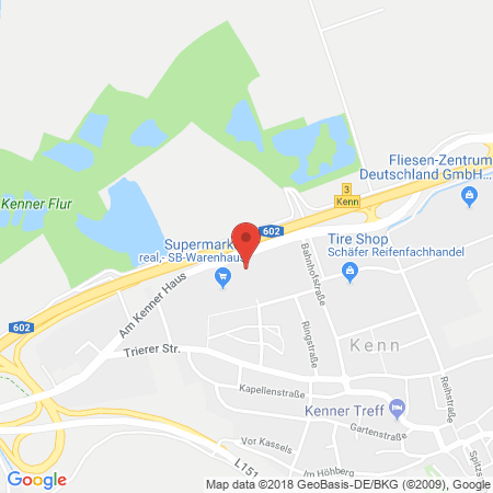 Kartenansicht Supermarkt-Tankstelle am real,- Markt