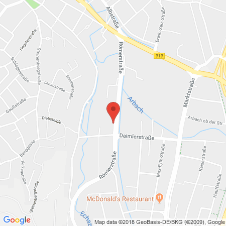 Kartenansicht Marktkauf LD Tankstelle Pfullingen