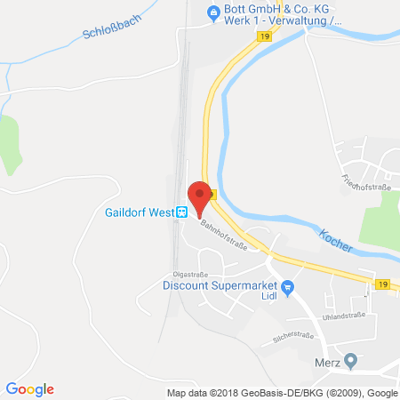 Kartenansicht Bauer Oelzapf Mineralölvertrieb GmbH