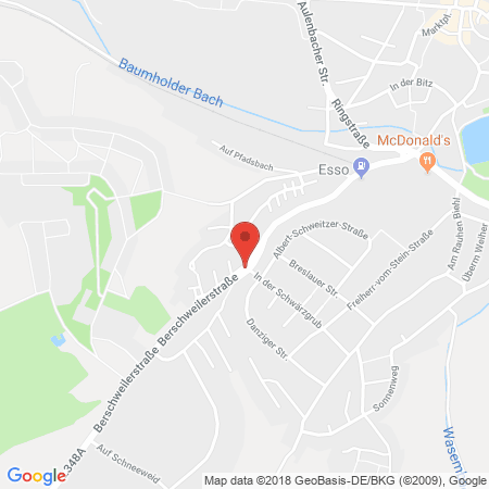 Kartenansicht Araltankstelle H. J. Brückmann