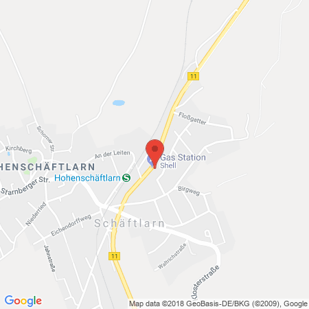Kartenansicht Shell