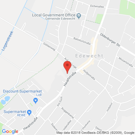 Kartenansicht Edewechter Tankpark