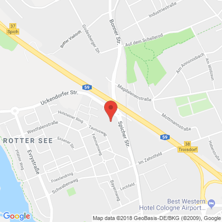 Kartenansicht SB-Tank am HIT (Mundorf Tank)