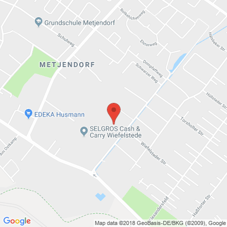 Kartenansicht Tank und Waschcenter