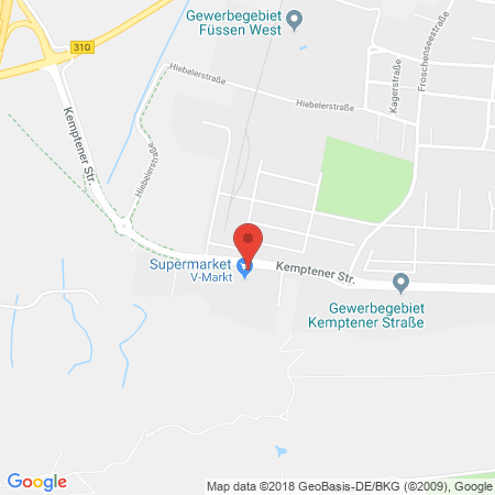 Kartenansicht V-Markt F