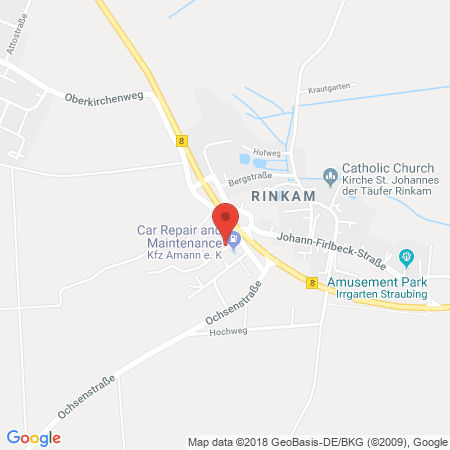Kartenansicht KFZ-Meisterbetrieb Josef Amann