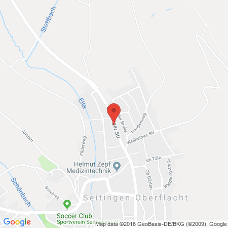 Kartenansicht Autohaus Kupferschmid