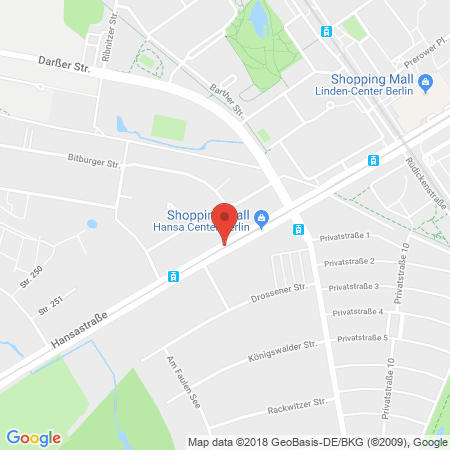 Kartenansicht Autohaus an der Hansastraße