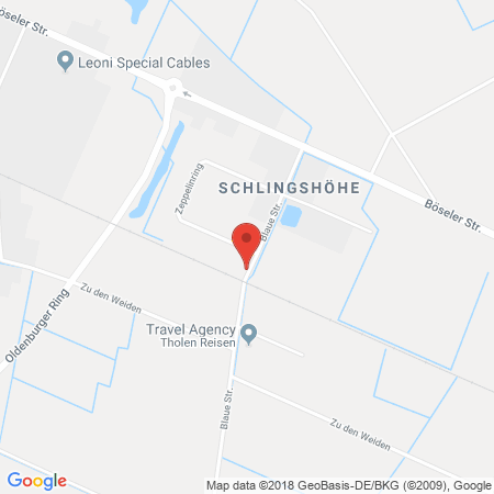 Kartenansicht bft Tankstelle Vehn