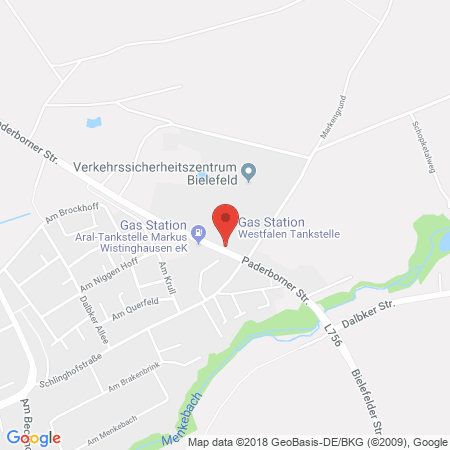 Kartenansicht Westfalen
