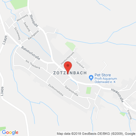 Kartenansicht freie Tankstelle