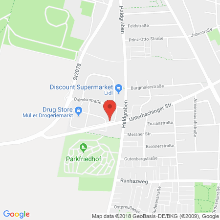 Kartenansicht Bavaria Petrol