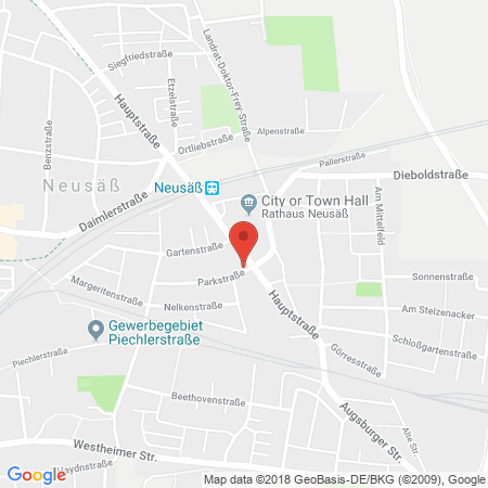 Kartenansicht Freie Tankstelle Neusaess