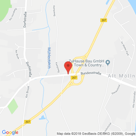 Kartenansicht Raiffeisen Mölln