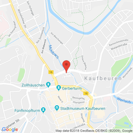 Kartenansicht V-Markt Kaufbeuren