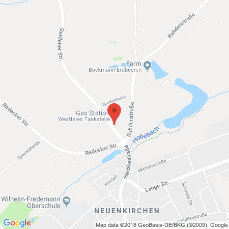 Karte Westfalen