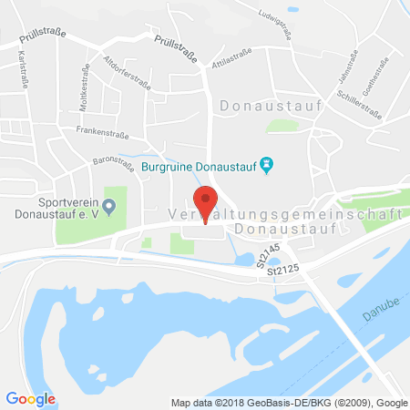 Kartenansicht AVIA-Service-Station Donaustauf