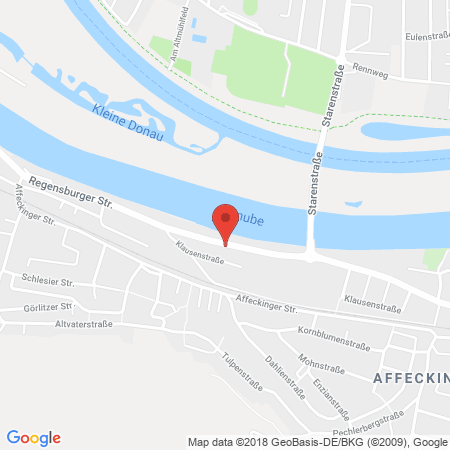 Kartenansicht Tankstelle Martin Riedel Kelheim
