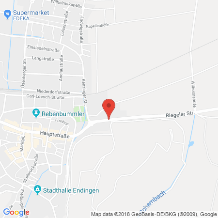 Kartenansicht Autohaus am Kaiserstuhl