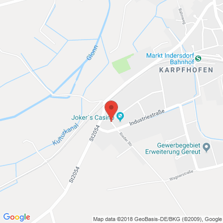 Kartenansicht Tankstelle Schreyer