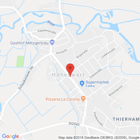 Kartenansicht S-TANK Hohenwart Tankstelle