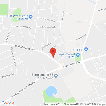 Kartenansicht AVIA Xpress