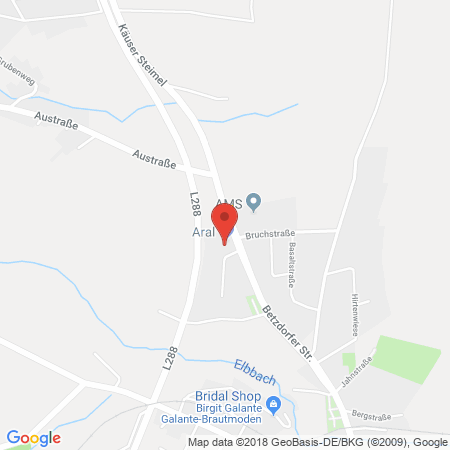 Kartenansicht ARAL