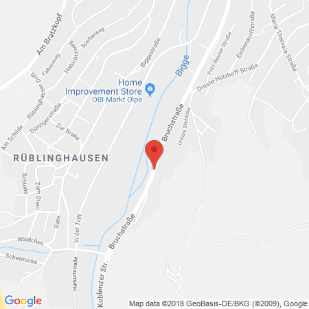 Kartenansicht Knauber Tankstelle Schneider