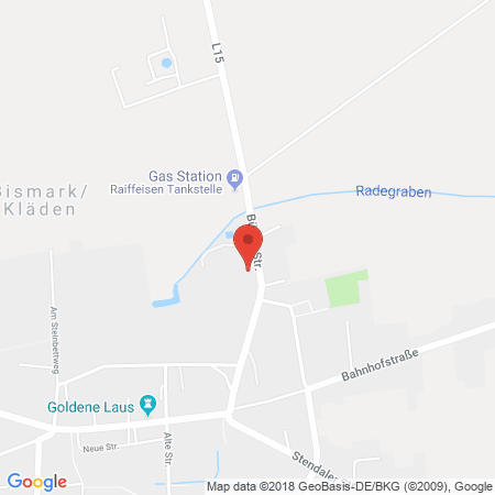 Kartenansicht Raiffeisen Stendal-Tankstelle Bismark