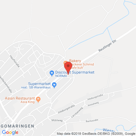 Kartenansicht Supermarkt-Tankstelle