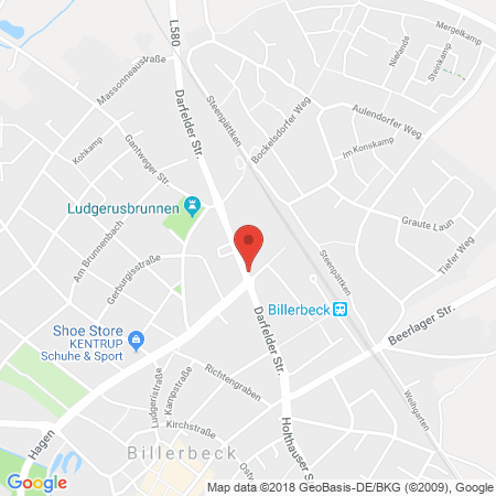 Kartenansicht Westfalen