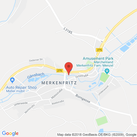 Kartenansicht Freie Tankstelle