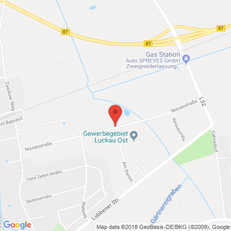 Kartenansicht Auto Spreves GmbH