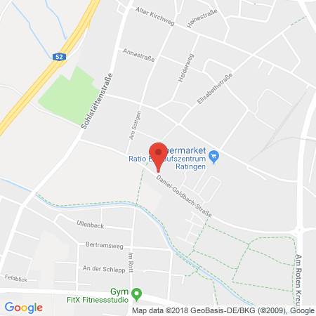 Kartenansicht Ratio Ratingen
