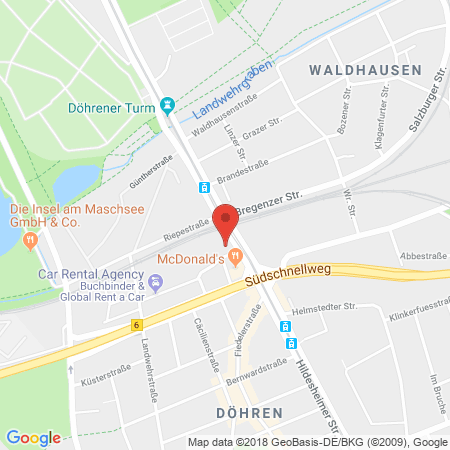 Kartenansicht CleanCar AG