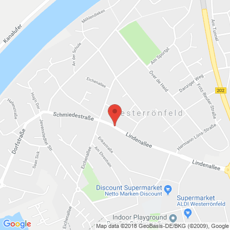 Kartenansicht Shell-Tankstelle